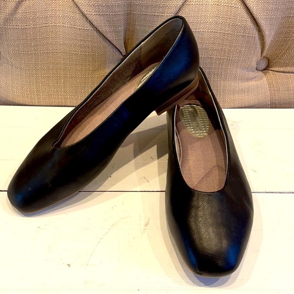 Com + Sens Shoes - Com+sens Black Leather Delidda Ballet Flat